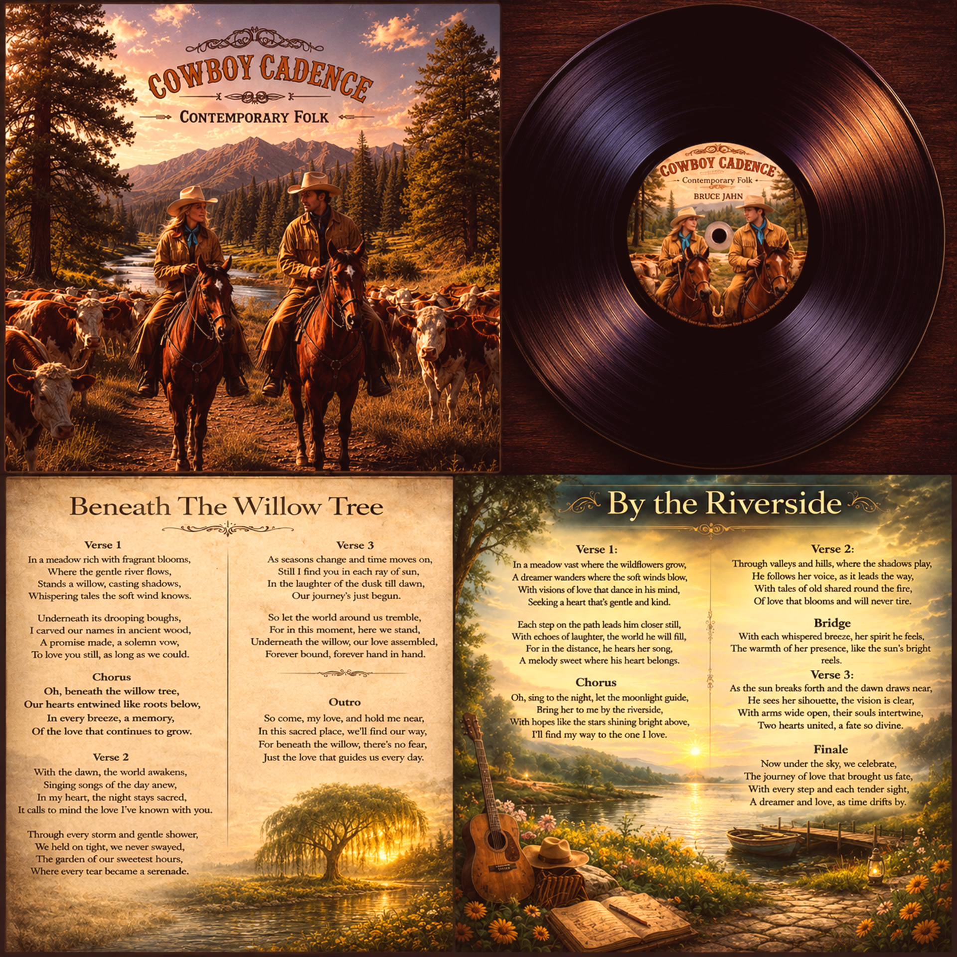  Contemporary Folk - Vinyl + A Bonus Lyric Booklet.