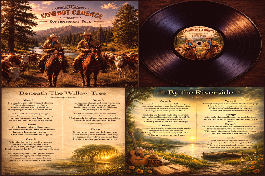 Contemporary Folk - Vinyl & Bonus Lyric Booklet